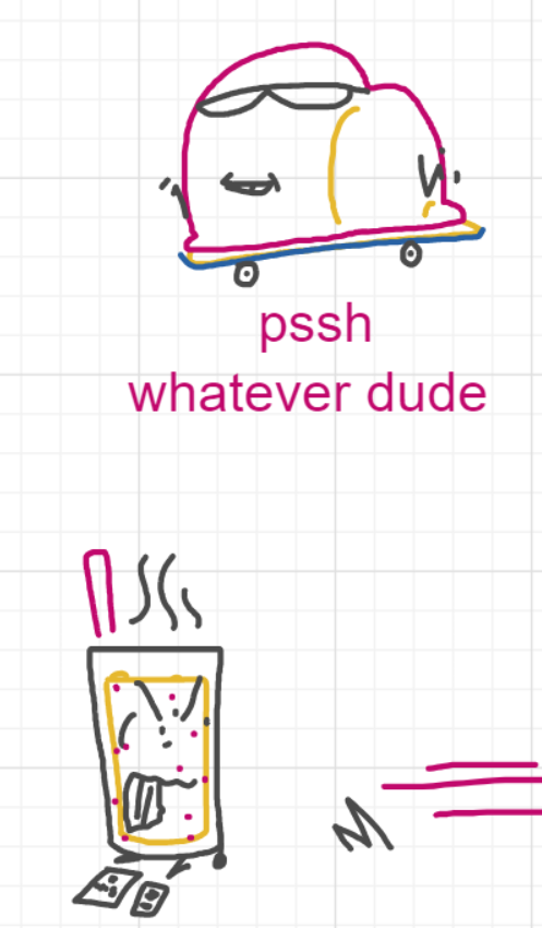 A panel from Running Duos, episode four of the Board Boards object show by Furretwalk/WalkingFurret.